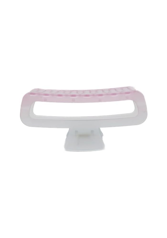 Daiso Matte Bicolor Hair Clip - Pink - Image 1
